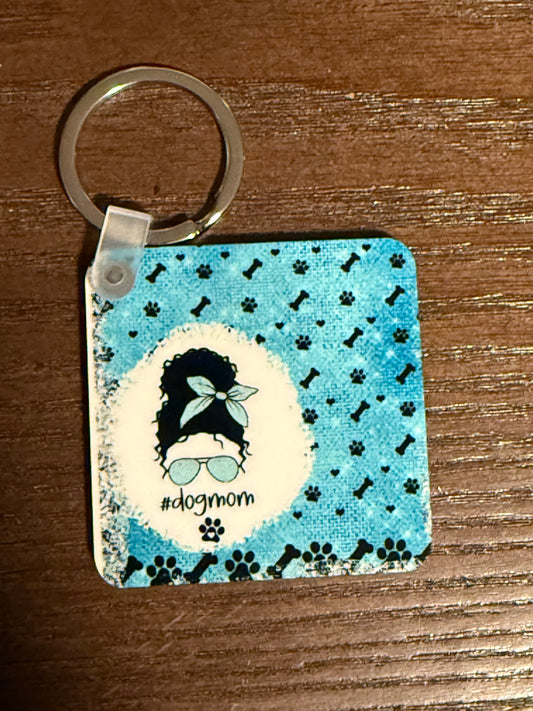 Dog Mom Keychain